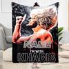 Khabib's Ultimate Moment Customize Text Blanket Cozy Customizable Blanket Durable Comfort Great for Office Living Room Chair Picnics