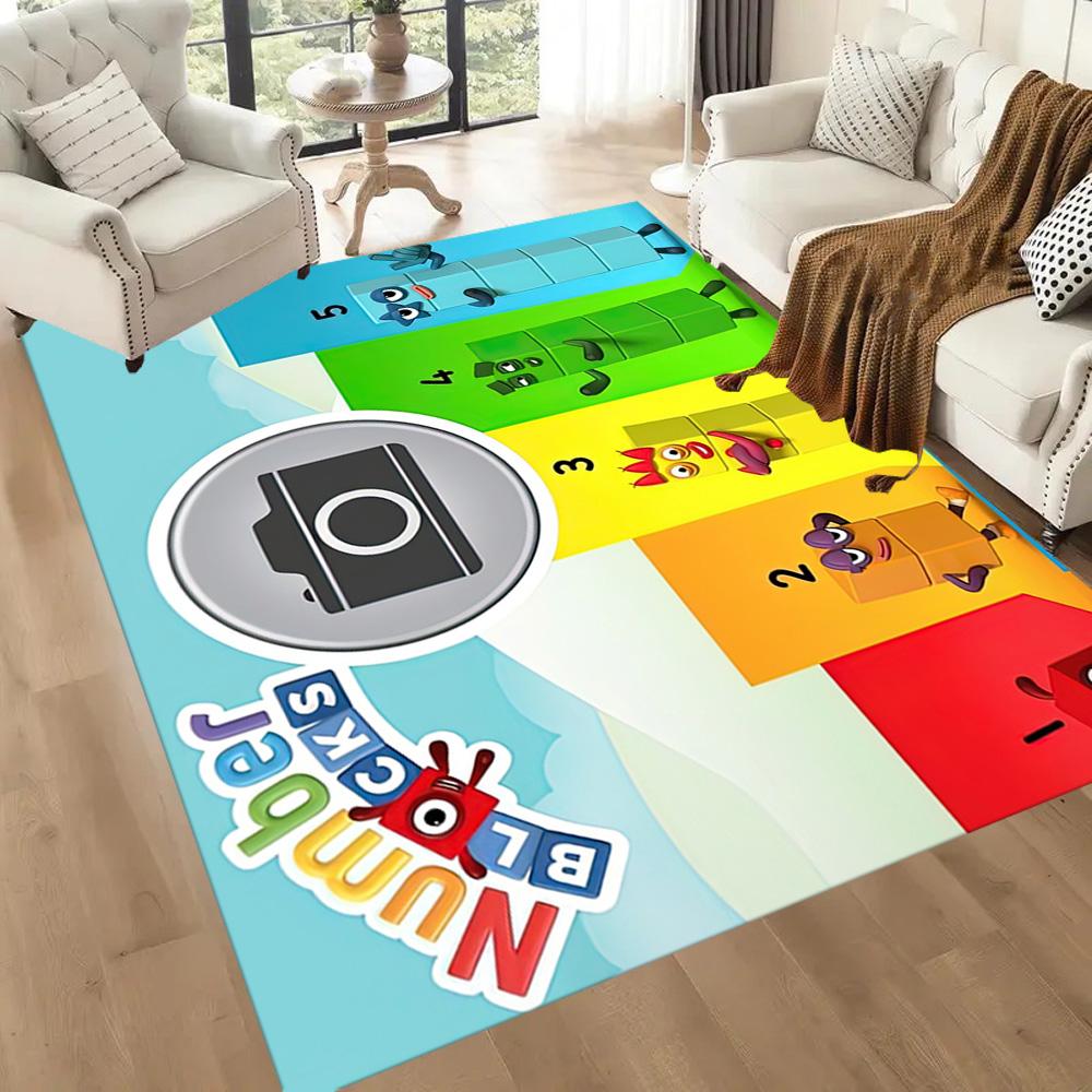 Numberblocks Floor Rug Office Rug Suitable For Foyer Game Room Entryway Balcony Antislip Rug Decorate Offices