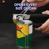 Leeseph Manual Can Opener, Smooth Edge Safety Cutter, Multifunctional Hand Crank Can Opener Bottle Opener, Kitchen Gadgets