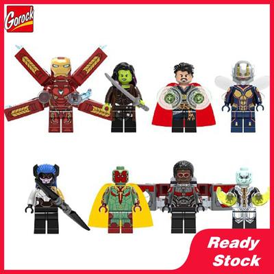 Строительные блоки Доктор Стрэндж Гамора Ebony Maw Proxima Midnight Wasp Фигурки Совместимые игрушки