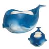 Soap Dish Whale-shaped Self-draining Soap Holder Easy-to-clean Bathroom Decor Reusable Shower Soap Box Design for Organized Bath