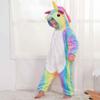 Rainbow Color Girls Sleeping Bag Onesies Pajama Animal Kids Unicorn Pajamas Children Cartoon Party Cosplay Clothes