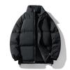 Unisex Oversized Puffer Jacket Winter Warm Cotton Coat Stand Collar Loose Fit Solid Color Men Women M-8XL