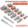 1/10/20 комплектов DEUTSCH Разъем DT/DTM/DTP/DT15/DT13 deutch connector male DT06-2S водонепроницаемый разъем DT04-2P female plug