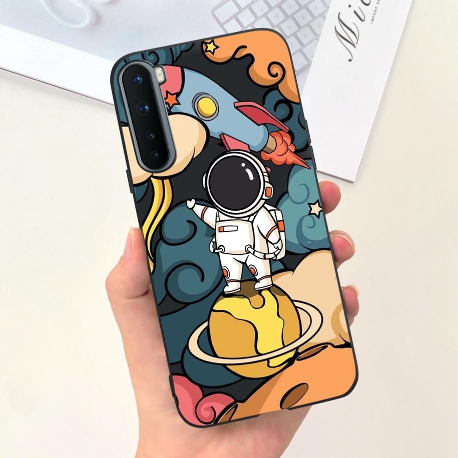 Для чехла OnePlus Nord AC2001 AC2003 Ударопрочный чехол Милый Астронавт Силиконовый Funda Для One Plus Nord Чехол OnePlus 8 Nord Capa