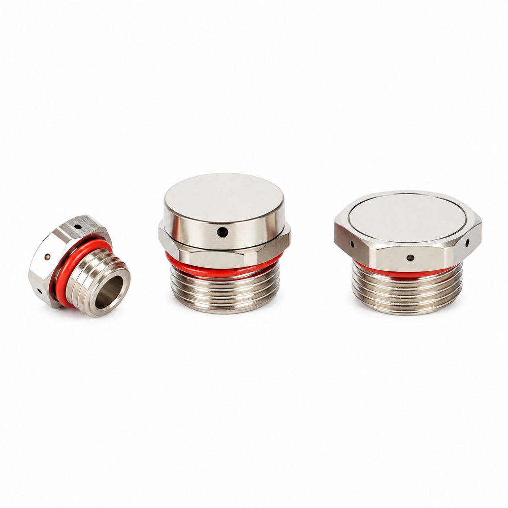 Durable Waterproof Vent Plug Brass M5 M6 M8 M10 M12 M16 M18 M20 Pressure Balance Plug Nickel Plated Automatic Venting Valve