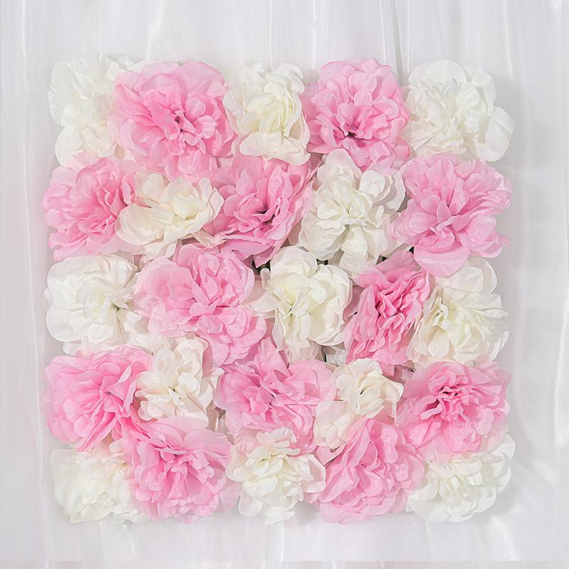 3D настенная панель с цветами 15,7*15,7 дюйма, искусственный цветок, настенный фон, шелковый коврик с розой для домашней вечеринки, свадебного декора, фон