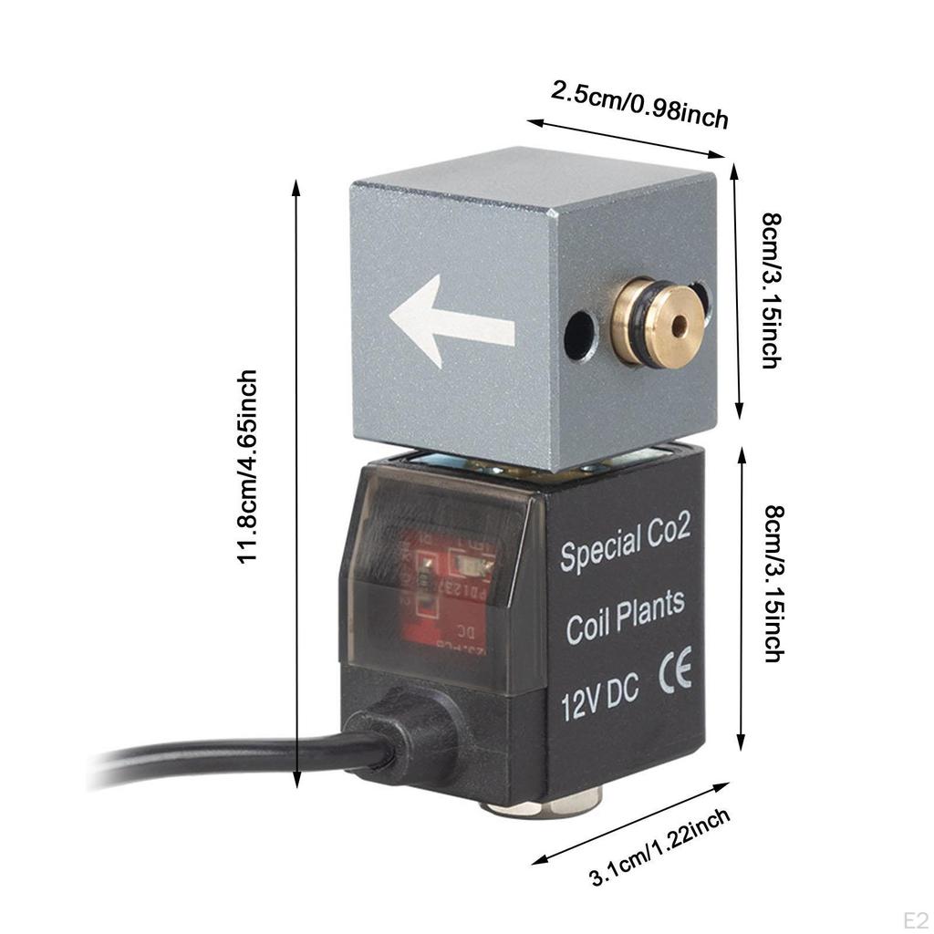 Соленоидный воздушный клапан регулятор системы CO2 высокая производительность запасная часть для аквариума