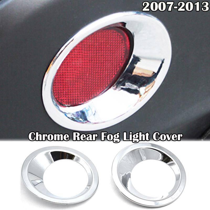 Для Nissan Qashqai Dualis J10 2007 2008 2009-2013 хромированная передняя и задняя противотуманная фара, рамка, автоматическая отделка, Стайлинг автомобиля