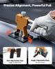 Dent Puller Kit, 61 PCS Paintless Dent Removal Kit with Golden Lifter, Slide Hammer T-Bar, Glue Gun, Auto Body Hail Damage Repair Remover Tools for