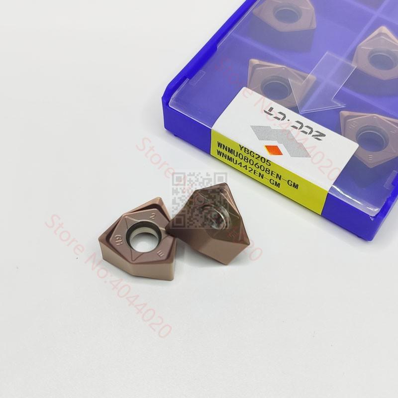 ZCC.CT WNMU080608EN-GM YBG202 YBG205 YBD152 Твердосплавная пластина WNMU Пластины WNMU
