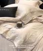 Autumn and Winter Light Luxury Cotton Thickened Warm Double sided Brushed Four Piece Set - Fret