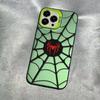 Spider in the Web iPhone 16 Pro Max Case, New Color Silver 15/14, Personalized Creative IMD Drop Protection