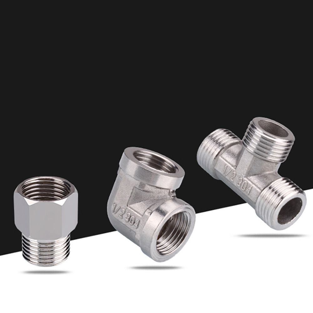 Threaded Elbow Home Improvement Stainless Steel Hardware Adapter Plumbing Fitting Pipe Fittings