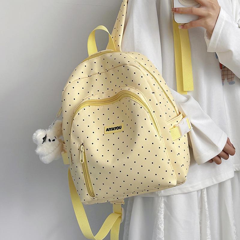 Schoolbag1011 spring new girls backpack high value cute large capacity versatile student casual backpack