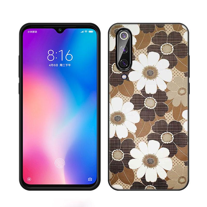Эстетический чехол для телефона из африканского воска Fabic для Xiaomi Mi A2 8 9 SE Note 10 10T 11 12 Lite 9T 11T 12S 12T Pro A3 6X 12X, черный чехол