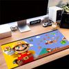 1pc Large Gaming Mouse Pad, UV Reactive Non-Slip Desk Mat, Washable PolyesterMario, Builder, PixelComputer Pad with Vibrant Game Machine Pri