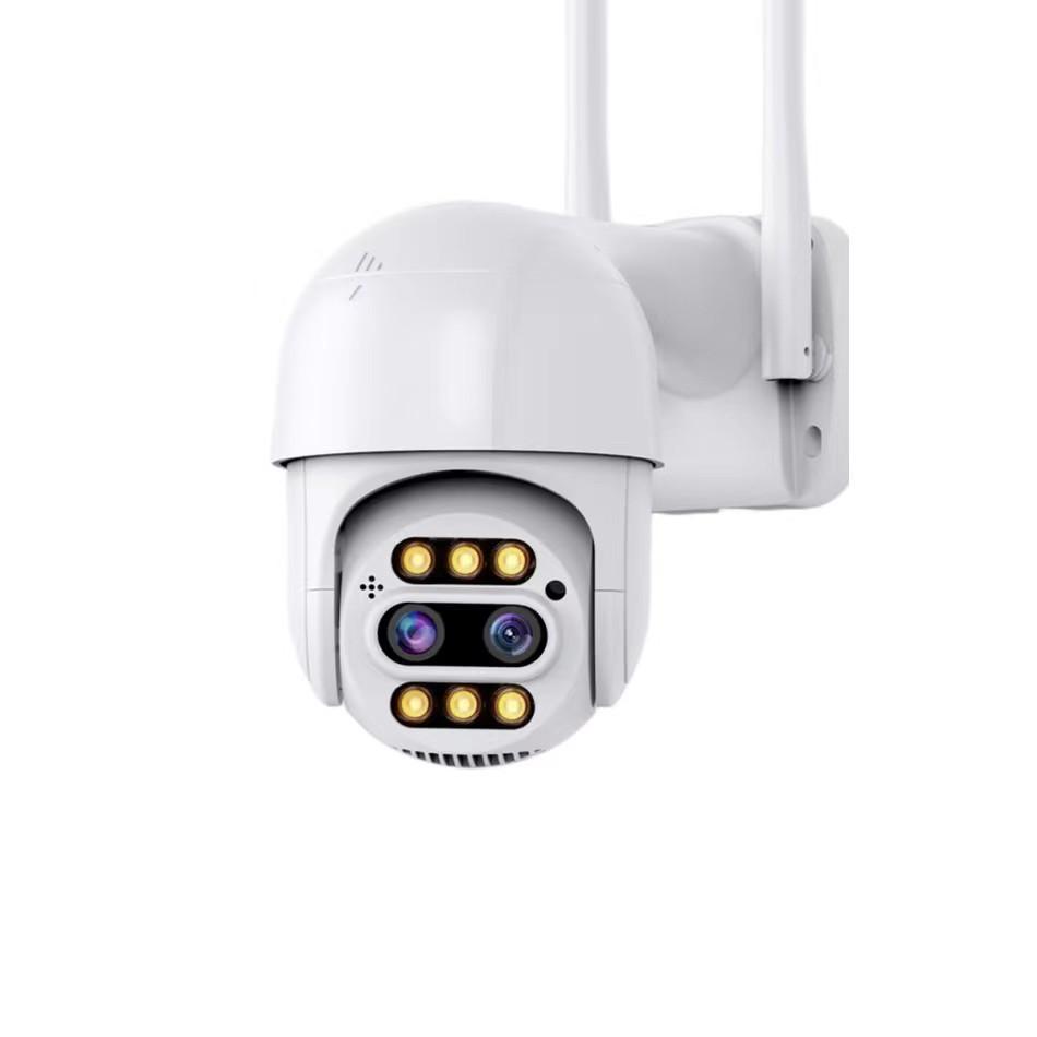 8-мегапиксельная 4K PTZ IP-камера с 8-кратным зумом, двойной объектив, камера видеонаблюдения с функцией обнаружения человека, наружная камера видеонаблюдения с Wi-Fi и поддержкой технологии ICSEE Alexa