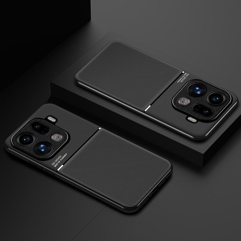 Текстурированный магнитный чехол для телефона OPPO Find X9 X9 Pro с полной защитой четырех углов, противоударный и устойчивый к падениям