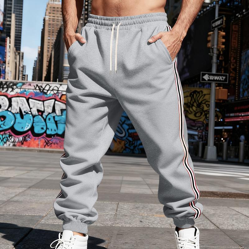 Outdoor Men's Loose-Fit Casual Minimalist Vintage Training Jogging Trousers