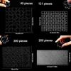 49/121/200/300Pcs Impossible Challenge Clear Blank Puzzle Relieve Stress Decompression Game