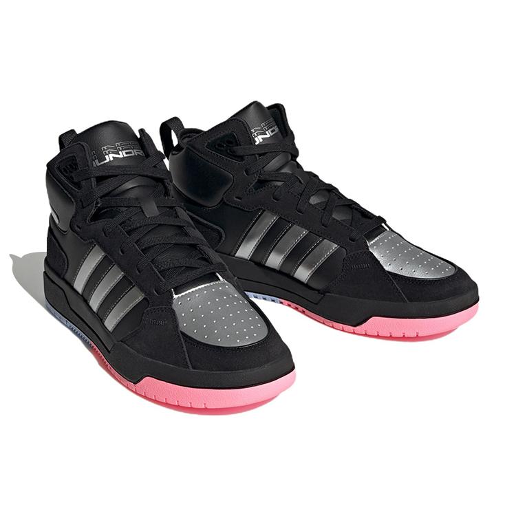 adidas Баскетбольные кроссовки Neo 100DB Mid 'Black Metallic Silver' ID1841