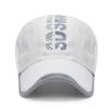 Adjustable Quick Dry Baseball Cap Letter Peaked Cap Fashion Sports Hat  Cycling