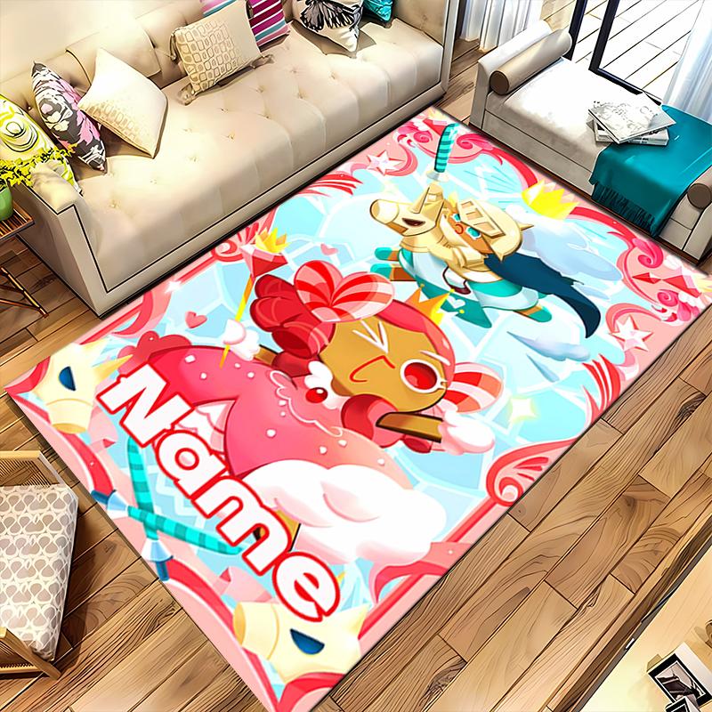 Custom personalization Cookie Run Area Rug - Perfect For Kitchen, Bathroom,Laundry Room Decor Large Size Available,Gift All Seasons