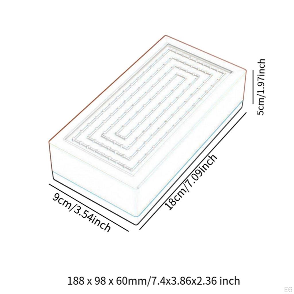 4 Pack Furniture Elevators Rectangle Bed Lifting Blocks Heavy Duty Sofa for Desk Washing