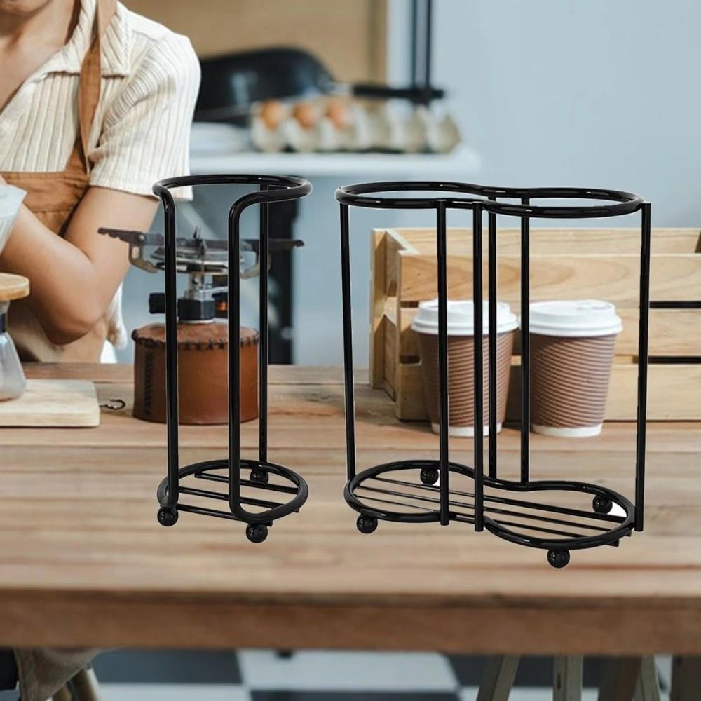 Rust-Proof Paper Cup Holder Multifunctional Cup Storage Rack Paper Cup Organizer Countertop