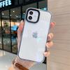 2023 3 in 1 clear Bumper Shockproof case Logo Print Mobile Cover Custom Phone case for iphone 14 Pro Max