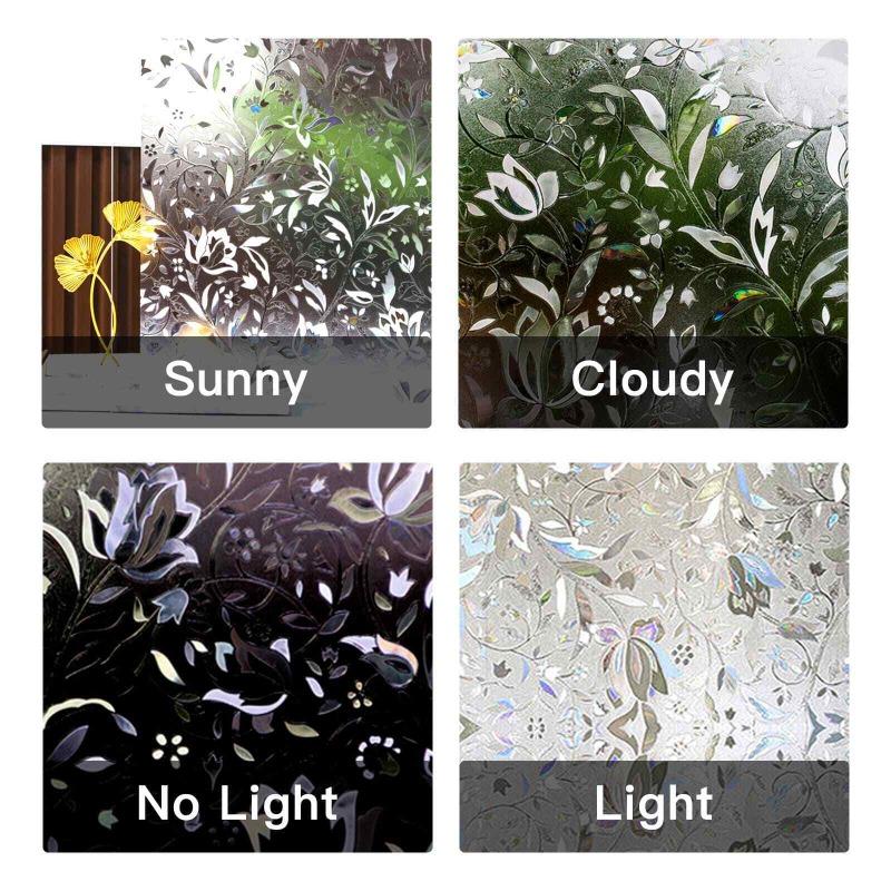 Матовая оконная пленка без пузырьков - самоклеящаяся виниловая пленка для конфиденциального стекла с травлением