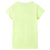 Детская футболка флуоресцентно-желтая 92/104/116/128/140