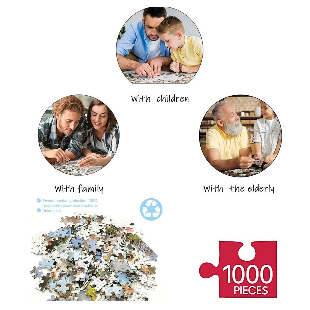1000 шт. головоломки «Космический путешественник», домашний декор, игры-головоломки для взрослых, семейные забавные напольные головоломки, развивающие игрушки для детей