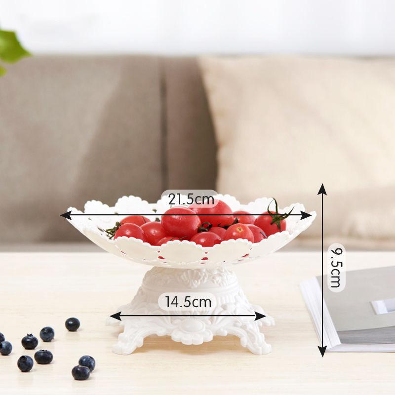 Многослойная тарелка с фруктами в европейском стиле, креативная трехслойная подставка для торта, модная тарелка для закусок с сухофруктами, тарелка для конфет, современная гостиная, дом