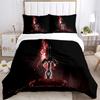 3Pcs Sword Power Flame Bedding Sets For All Sizes New 3D Printed Bed Cover Comforter Duvet Cover Pillowcase Bedroom Decoration