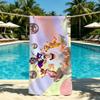 Towel Cute For Outdoor Camping B-Booba-ES Beach Towel Super Absorbent Quick-Drying Summer Cartoon Towel