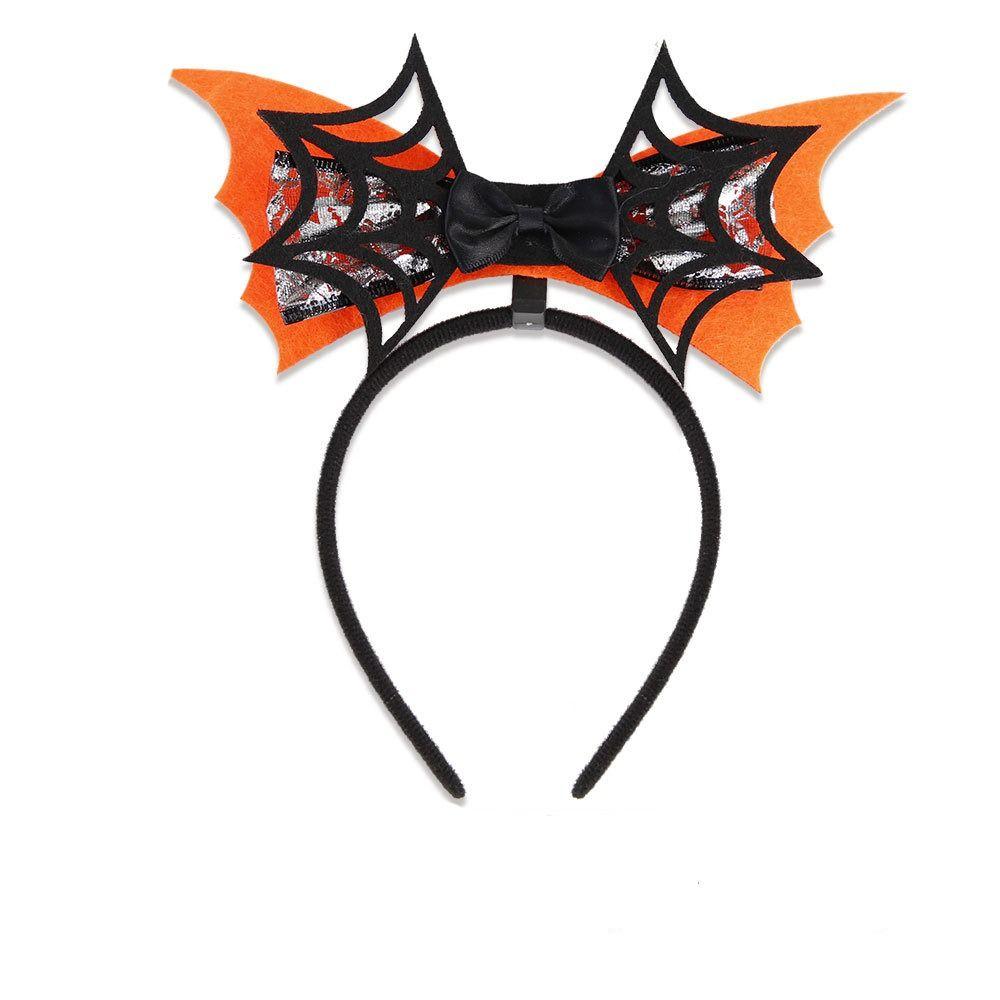 Spider Pumpkin Hairbands DIY Hair Accessories Spider Web Head Wrap Halloween Headband  Boys/Girls