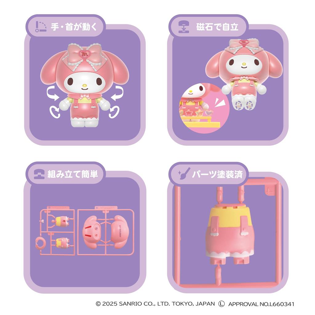 Агацума Сборная пластиковая кукла Конфетная фабрика My Melody MY MELODY 15 и Sanrio (АГАЦУМА) (Возраст до)