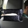 Автомобильный держатель для салфеток на заднее сиденье автомобиля, подголовник на заднем сиденье автомобиля, коробки для салфеток, дорожный диспенсер для салфеток, коробка из искусственной кожи, портативная для хранения в