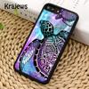 Красочный чехол для телефона Krajews Turtles с панцирем морской черепахи для iPhone 14 5 6 7 8 plus XR XS 11 12 13 pro max Galaxy S21 S22