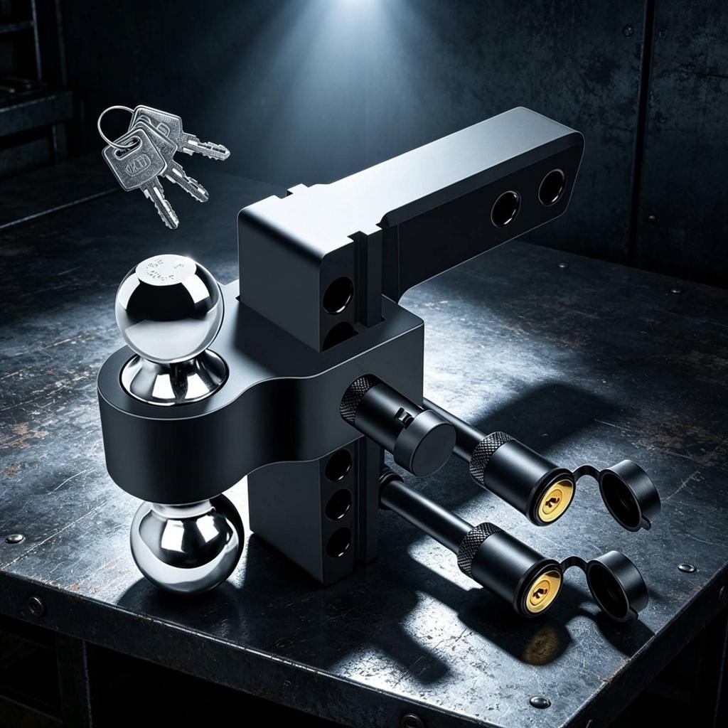 Trailer Arm Coupling with Twincoupler Head Heavy-Duty Vehicle Accessory Security