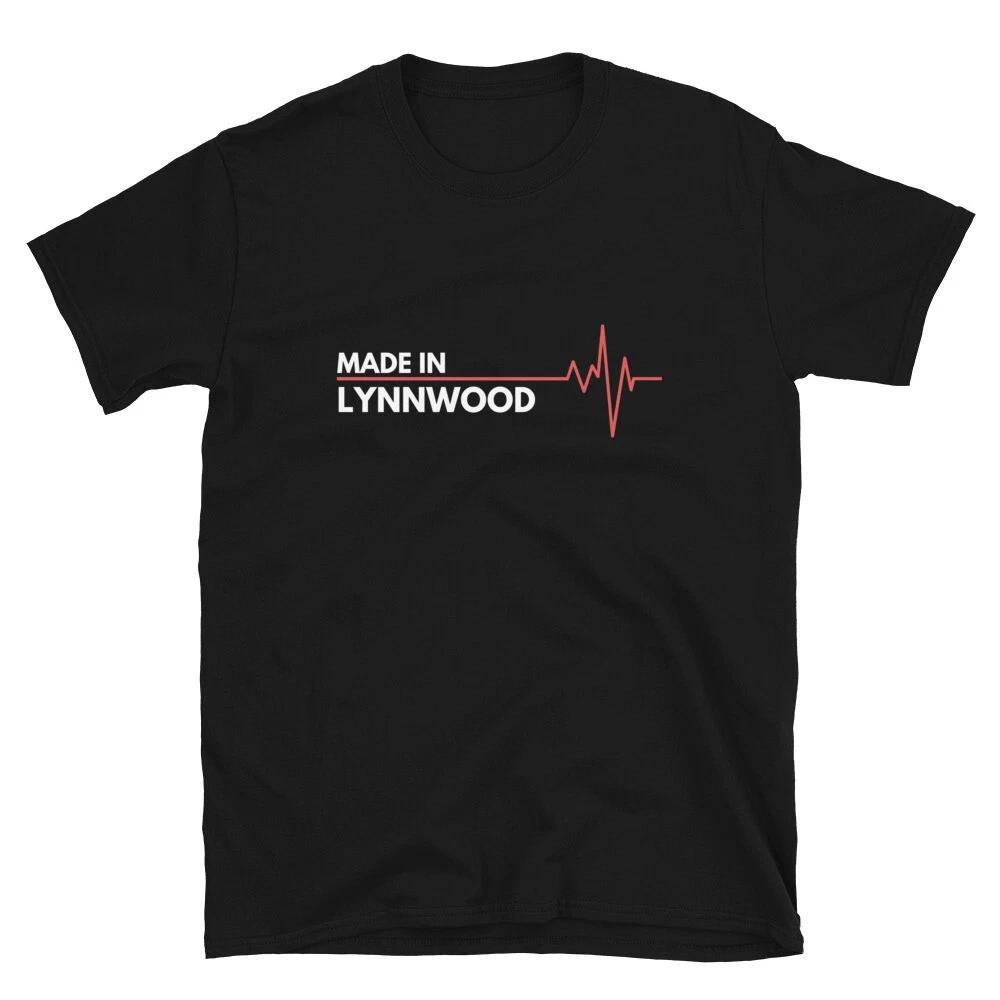 Made In Lynnwood Washington Place Of Birth Hometown T-Shirt