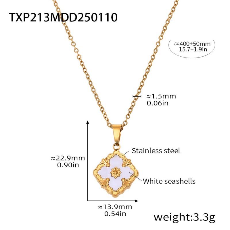 Four Leaf Clover Jewelry Set 18k Gold Plated Necklace Bracelet Earrings Women