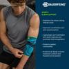 BAUERFEIND Sports Elbow Made in General Medical Silicone Pads on Both Sides of the Elbow to Stabilize the Elbow Joint Size Support, Germany, Device,