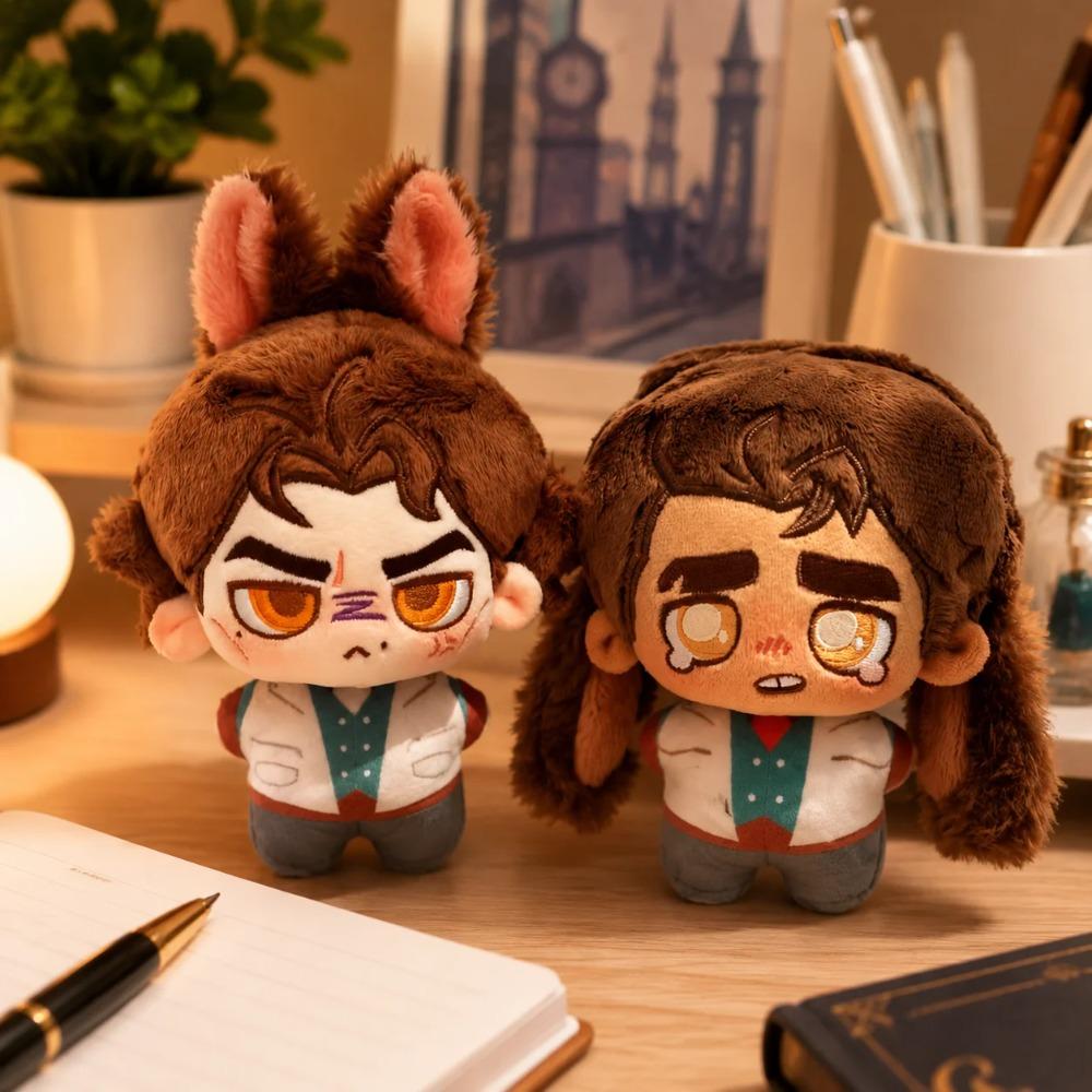 Cute 10cm Viktor Jayce Viktor Plush Cotton Soft Stuffed Doll Keychain Pendant Backpack Bag Charm Gift For Fans