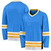 Mens Long Sleeve Duck Print Hockey Jersey T-Shirt Loose Fit Casual Sport Tee Youth