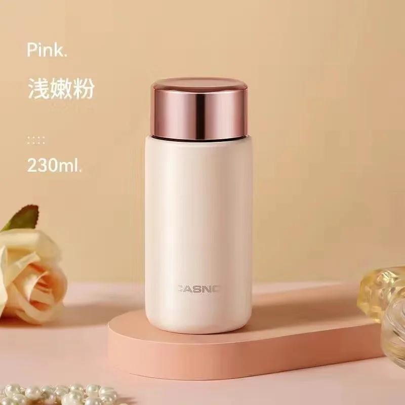 230 мл Мини-термос из нержавеющей стали 316, портативная простая чашка для воды, карманная маленькая бутылка-термос для улицы