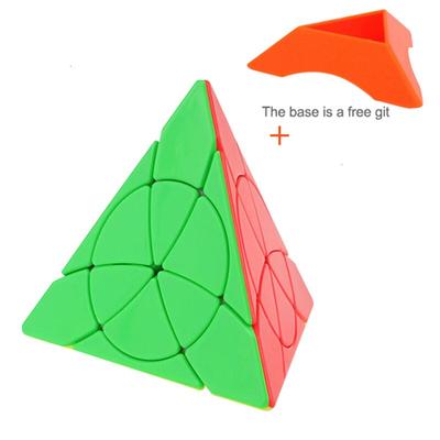 Yj Neo Cube Yongjun Petal Pyramid Leaf Magic Cubes Stickerless Pyraminx Cubo Magic Speed Puzzle Cube Обучающие игрушки Spinner 