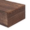 Retro Jewelry Box Desktop Natural Wood Clamshell Storage Decoration Wooden